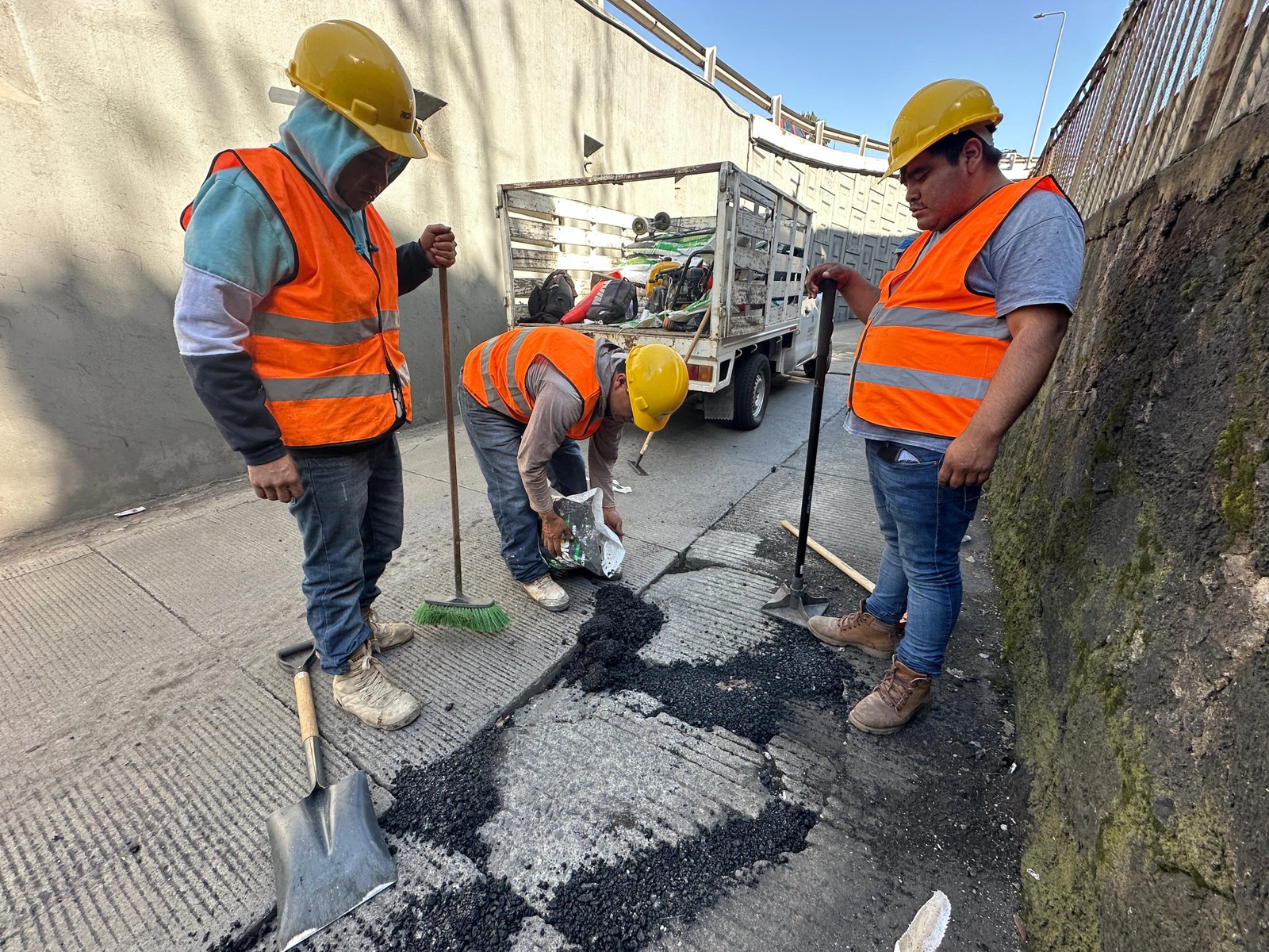 CONTINÚA PROGRAMA DE BACHEO EN TEZIUTLÁN